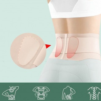 최신상 고품질 초슬림핏 여성 허리보호대 편한복대 척추 지지대 통기성밴드 두께 2mm