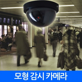 C 모형카메라(돔형) cctv 감시카메라 둥근형 실내형 더미 가짜 진짜와 같은 보안용품
