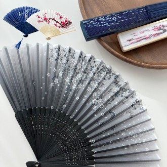 (보리별) 대나무 전통 부채 한국 접이식 기념품 외국인 선물 손부채 여름선물 햇빛가리개