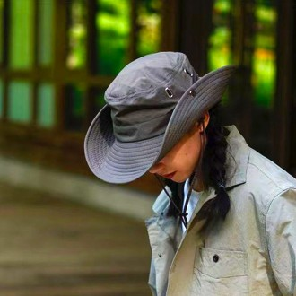 [도매플랜]가벼운 사파리 등산 모자 여성 등산 남자 벙거지 자외선차단 정글모자