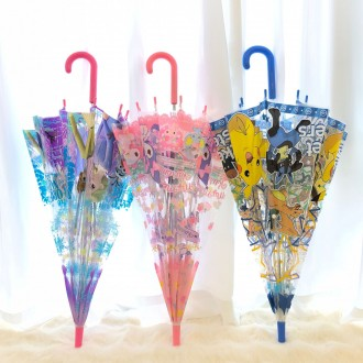 신상 투명 자동 아동 우산