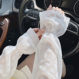 [도매플랜]여성 레이스 토시 자외선차단 운전용 여름 패션 손등 팔토시