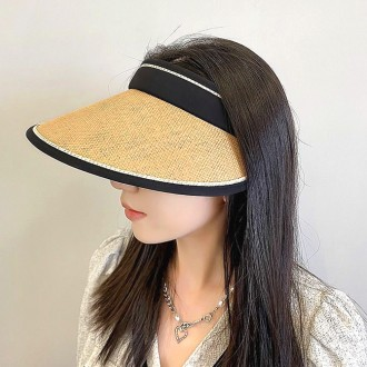 [쓰러담아] 라탄햇 라피아햇 라탄 모자 챙 밀집 자외선차단 UV 여름 썬캡 선캡
