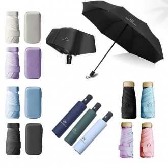 [뉴백담] 우산 양산 uv 3단 완전 자동 자외선 차단 암막 양우산 우양산 레이져 인쇄 가능 초경량 미니 파우
