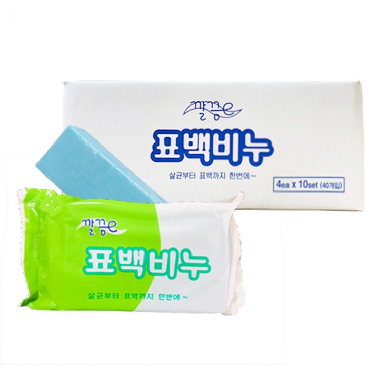 매직크린 깔끔e 표백비누 40P 1BOX