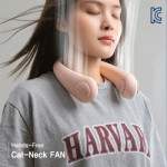 10일간 할인행사 캣넥 2400mAh 실리콘 목밴드 초강력 넥밴드선풍기 목선풍기 cat-neck
