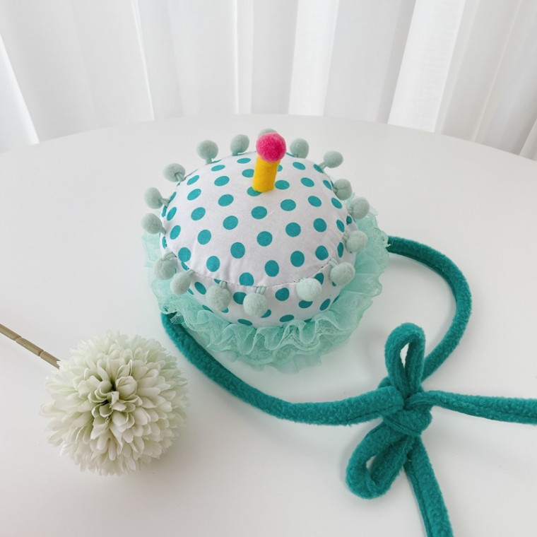 케이크 머리띠 모자 귀여운 생일 파티 소품