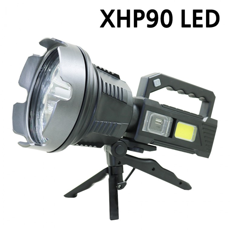 XHP90 LED 랜턴 손전등 후레쉬 서치라이트 T300 아X