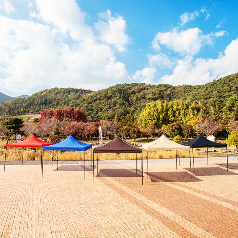 DZB 캐노피 천막 골조+지붕 접이식 포장마차 바람막이 야외 실내 테라스 옥상 그늘막 텐트 행사용