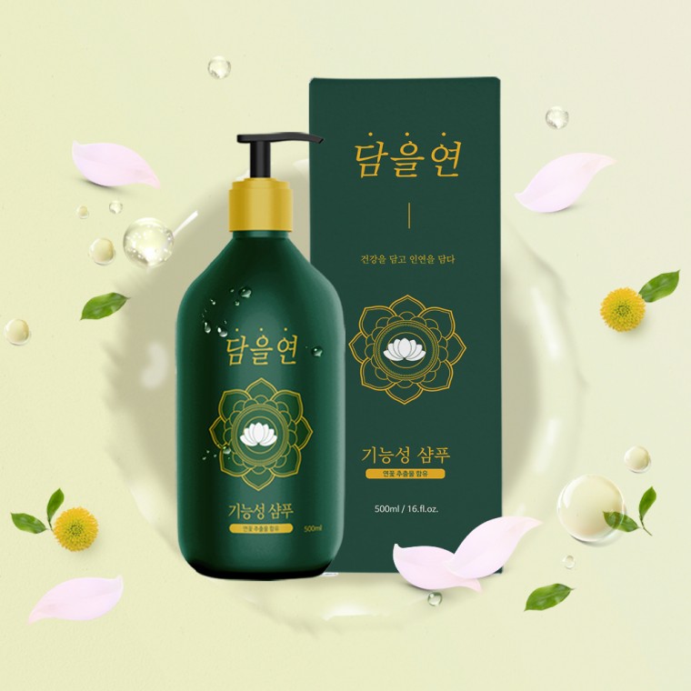 담을연 기능성 샴푸 두피케어 두피개선 모발강화 500ml