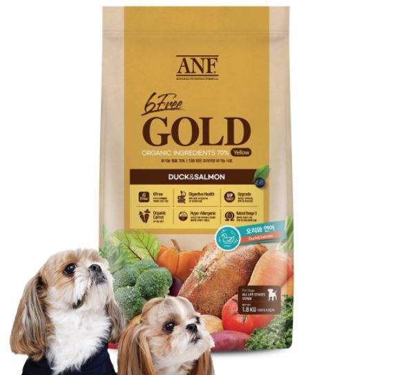 [ANF] 유기농 6FREE GOLD 독 오리와 연어 1.6kg