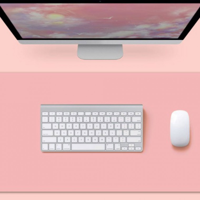 컴퓨터 책상 매트 60X30 (핑크)
