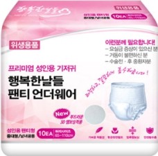 JK바이오 행복한날들 요실금팬티 언더웨어 중대형 80매 성인팬티기저귀