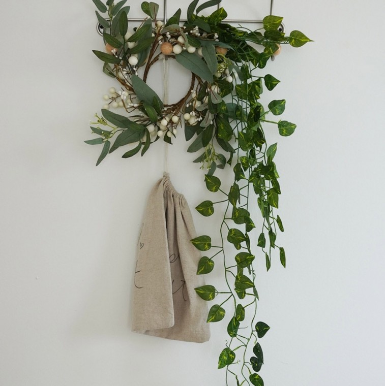 그리너리 나뭇잎 조화 인조 넝쿨 식물 줄기 가랜드 100cm 인테리어 장식