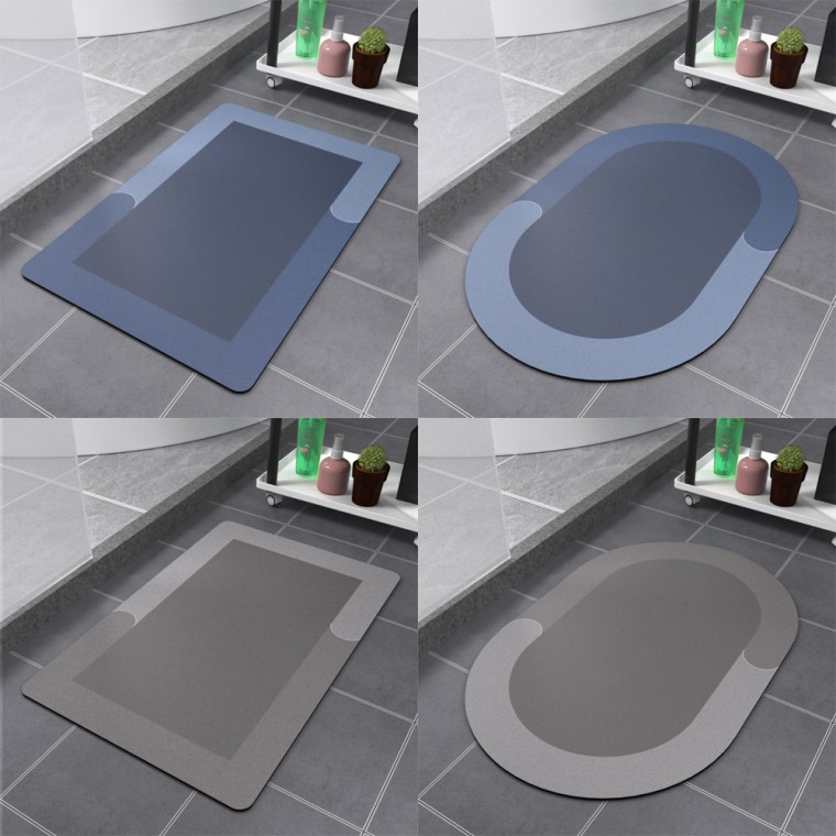 미끄럼방지 물세척 가능한 발매트 욕실매트 거실 주방 화장실 소프트 매트 규조토 발매트