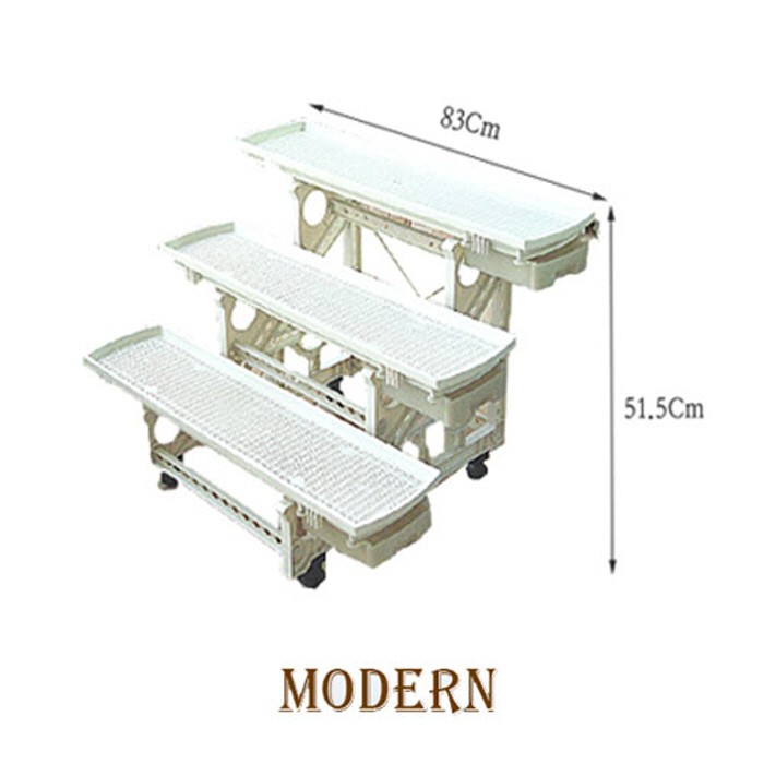 모던물받이화분정리대3단