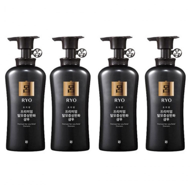 려 초의방 프리미엄 증상완화 샴푸 490ml x 4개