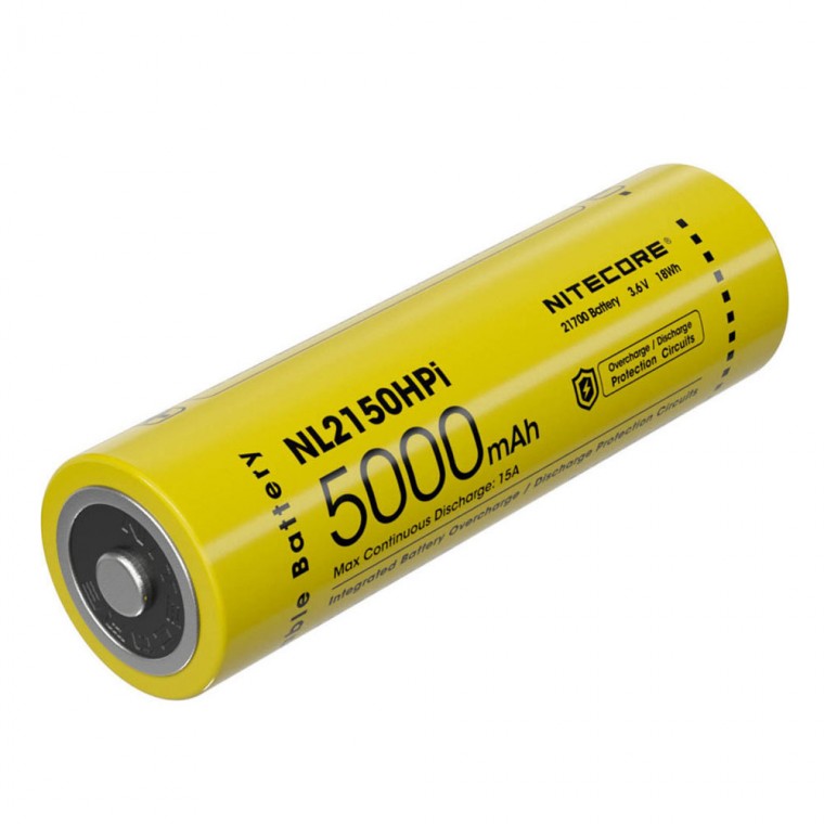 고출력 리튬이온 21700 배터리 NL2150 5000mah 15A 고방전 충전지 나이트코어