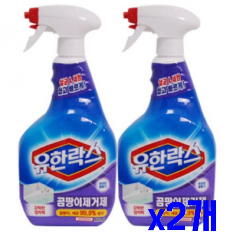 뿌리는 곰팡이제거 세제 600ml 2P x2개 찌든때 세정제