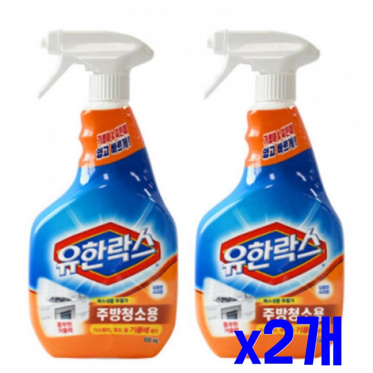 주방청소용 청소세제 600ml 2P x2개 찌든때청소