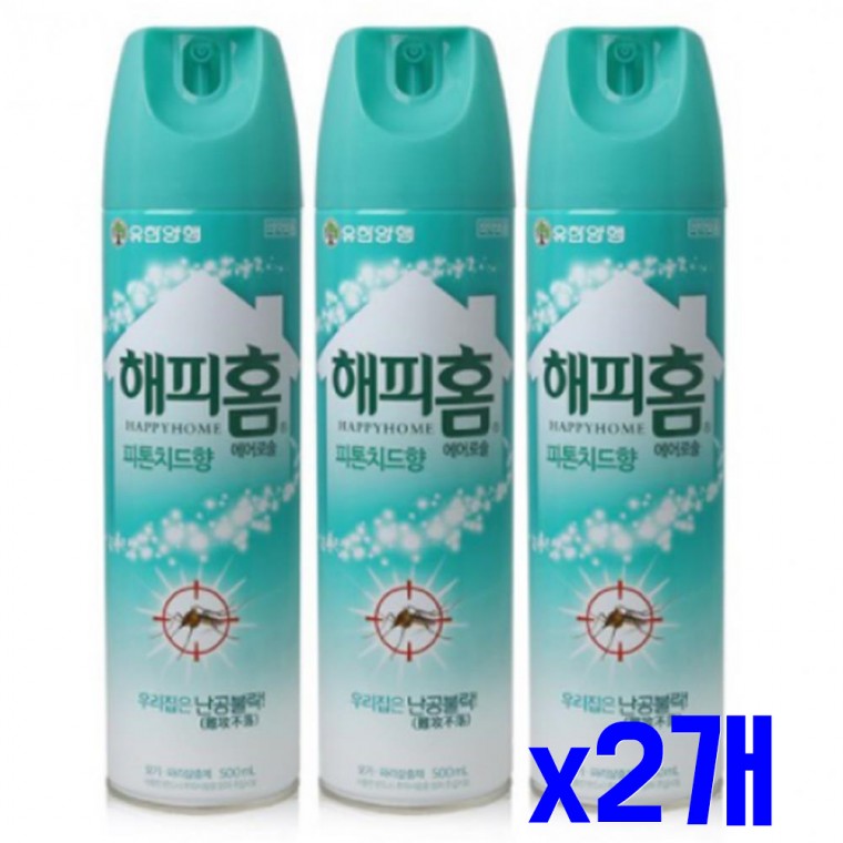 모기퇴치제 피톤치드 500ml 3P x2개 모기방충제