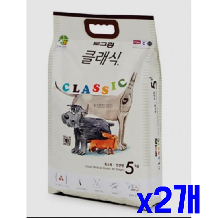 애견사료 중소형견 5KG x2개 강아지간식 강아지밥