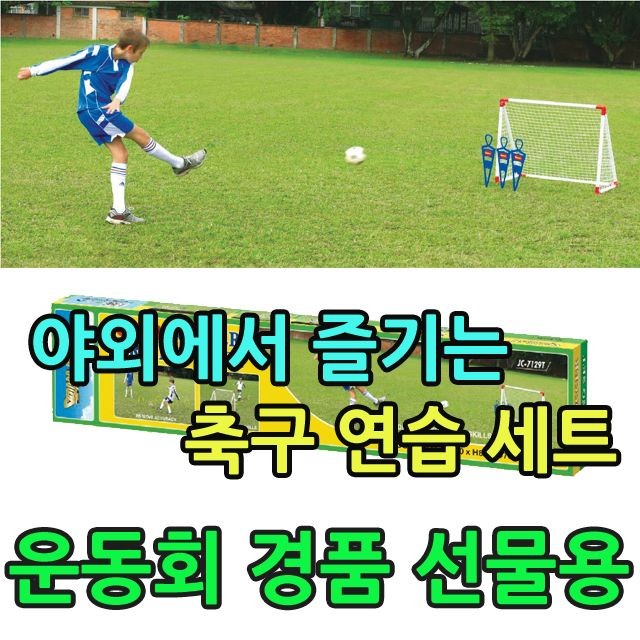 KW 운동장에서 즐기는 어린이 축구 트레이닝 세트