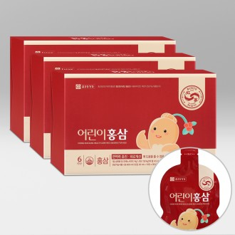 종근당건강 어린이 키즈홍삼 3박스 (90포)