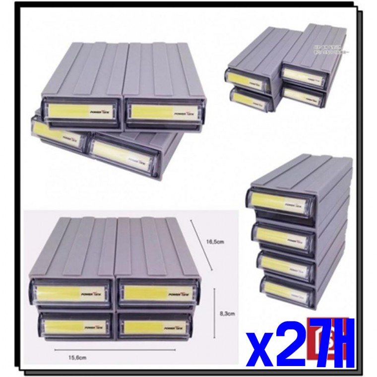 서랍형 다용도 수납함 소 4P x2개 수납용품 정리함