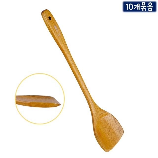 옻칠 롱 뒤집개 약38.5cm 10개묶음 걸이구멍 뒤집게 볶음밥 부침개