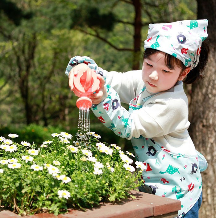 [가격준수]유아미술가운면100 공룡친구