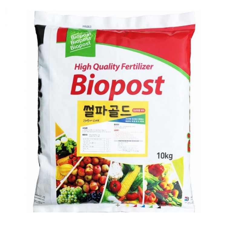 IBK 썰파골드10kg 입상유황90% 벤토나이트10%