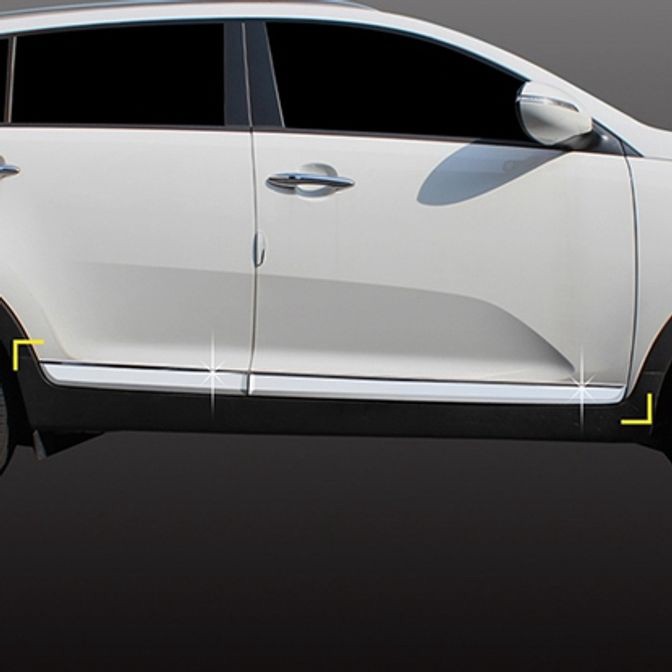 스포티지R 사이드 스커트 크롬 몰딩 언더라인 튜닝
