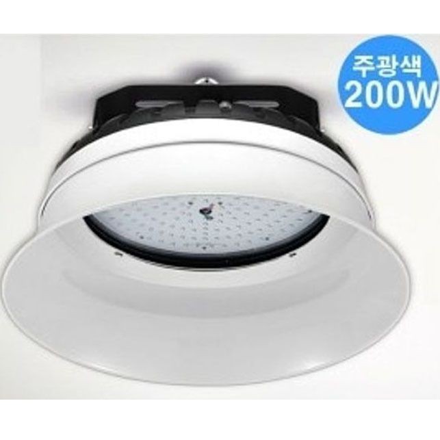 코콤LED 공장등200W 120도썬실드 (체인형 벽부형겸용)