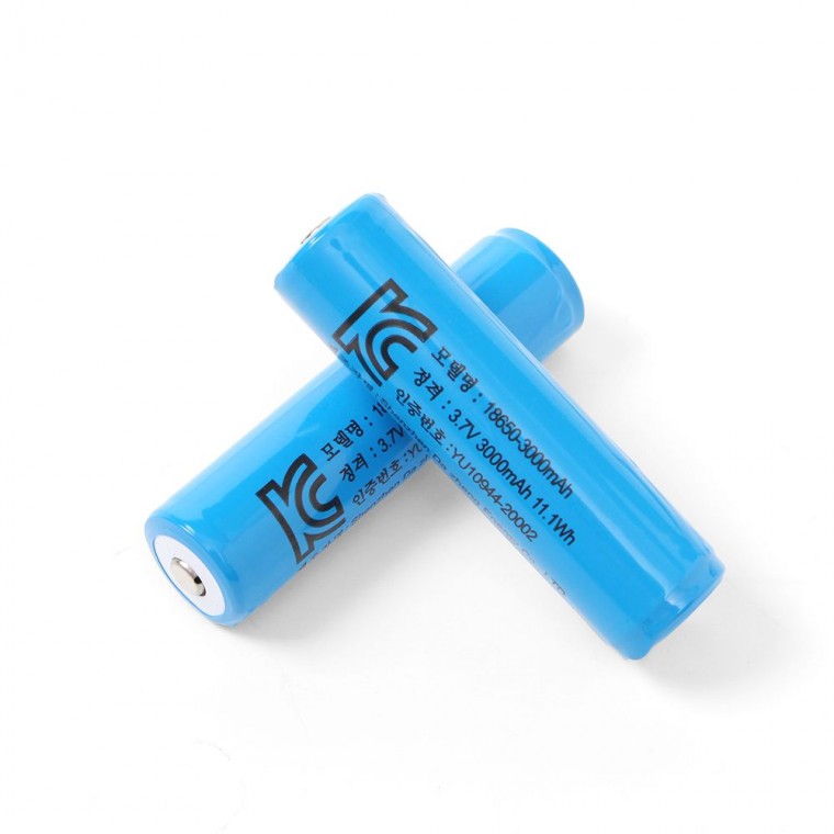 충전용 건전지 배터리 KC 18650 3000 mAh 밧데리