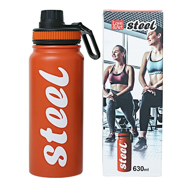 STEEL 보온보냉병 630ml(Orange)