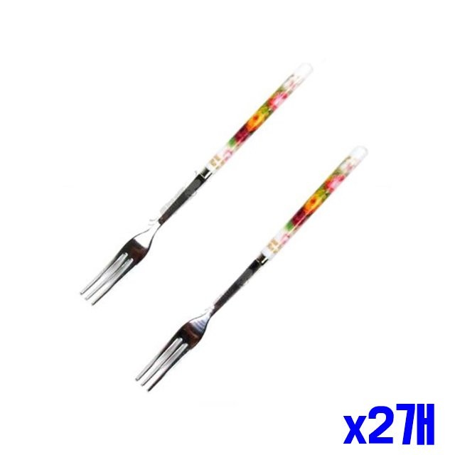 과일 티포크 2P 10세트 x2개 손님용포크 과일포크