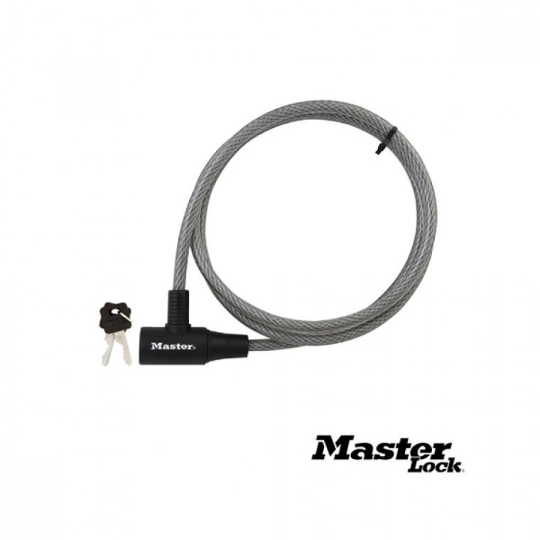 MASTER LOCK 와이어열쇠 8154DPF 자물쇠 잠금장치 도난방지 번호키 도어락