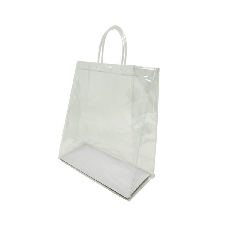 비닐보조가방 실내화주머니 사이즈 PVC 투명 쇼핑백