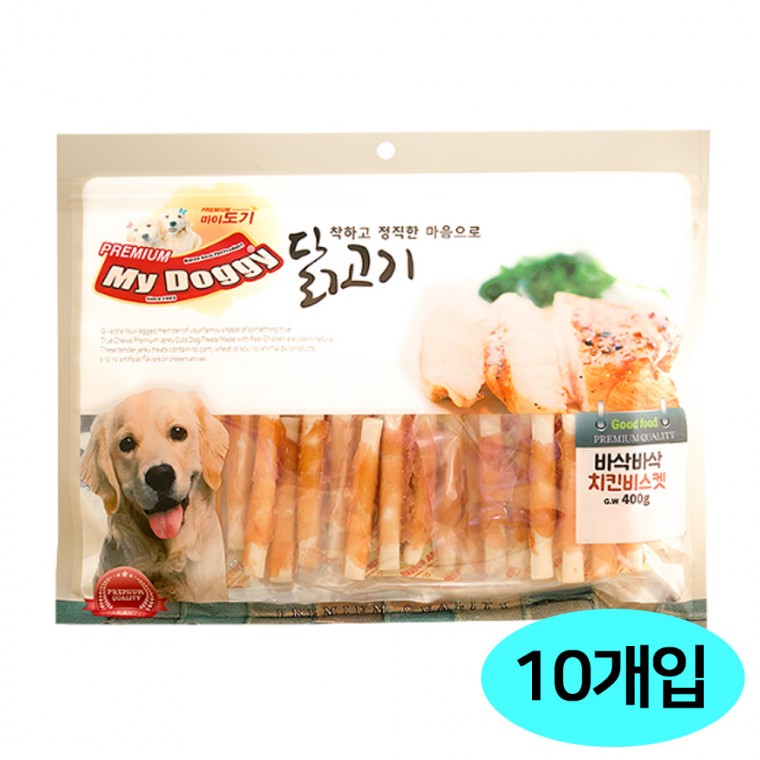 마이도기 착한닭 400g (바삭 치킨비스켓) (10개입)