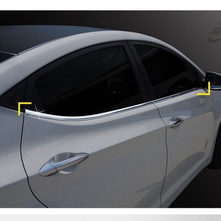 현대 아반떼 MD(2011년에서 2013) 윈도우 몰딩 세트 자동차 튜닝