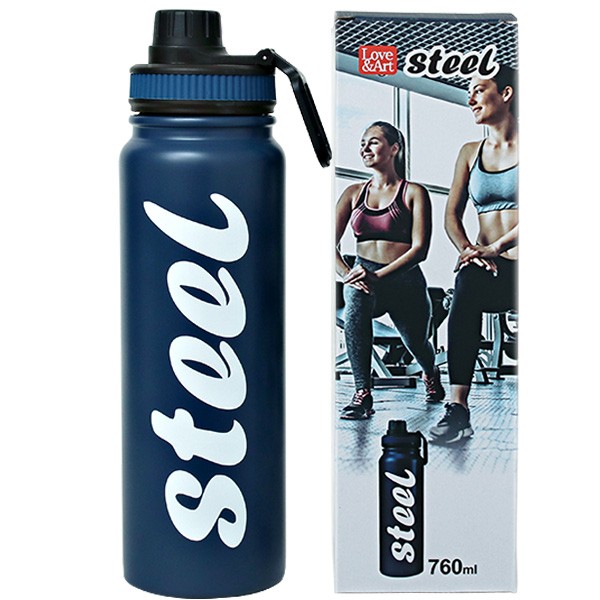 [도매포유]STEEL 보온보냉병 760ml(Blue)