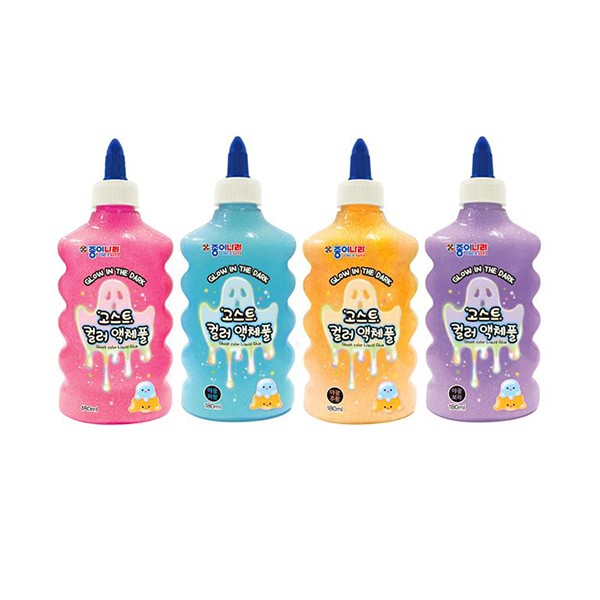 종이나라 야광 고스트 컬러 액체풀 슬라임 180ml (6개입)