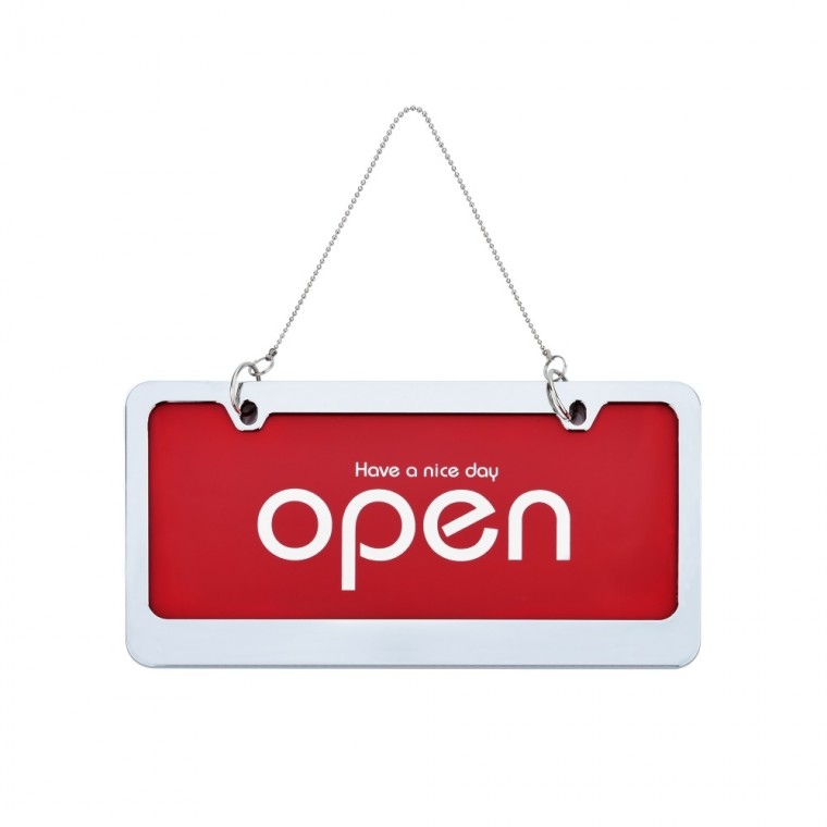 OPEN/CLOSED(스텐/빨강/양면)