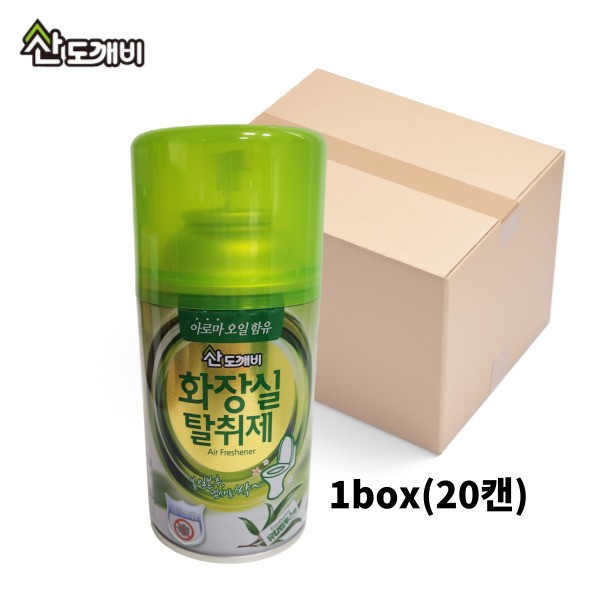 매직크린 향기속으로 1BOX 화장실탈취제 20개입 스프레이 캔타입