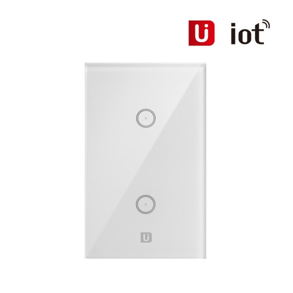 홈IOT 2구 스마트 벽스위치 SW20S UIOT