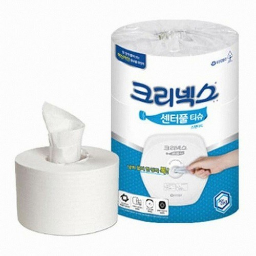 크리넥스 센터풀 티슈 화장지(1 000매X3롤X4팩(12롤)