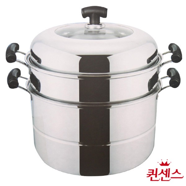 [도매포유]퀸센스3단찜솥(32cm)