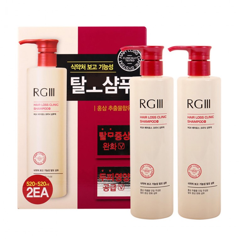 모발 힘있게 고삼추출물 산뽕나무뿌리 샴푸 520ml 2개