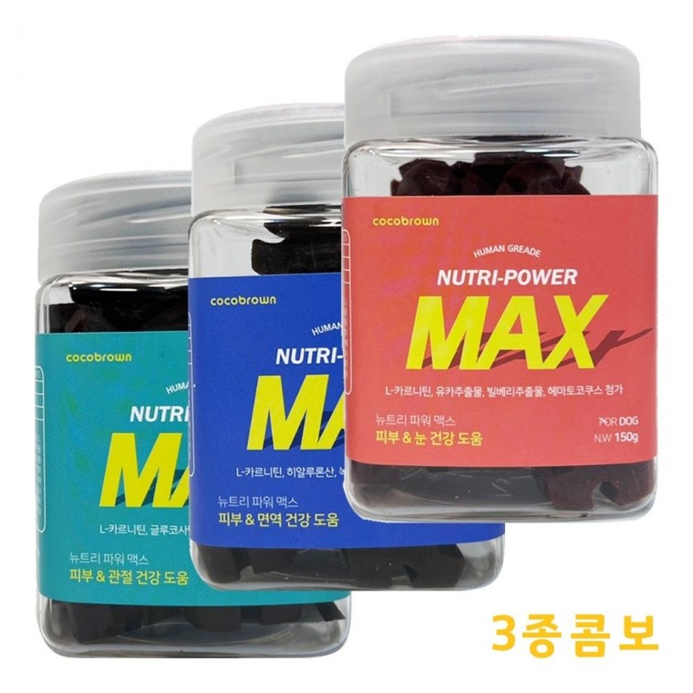 NPABC-812-A-강아지 고양이 맥스 영양제 150g 3종